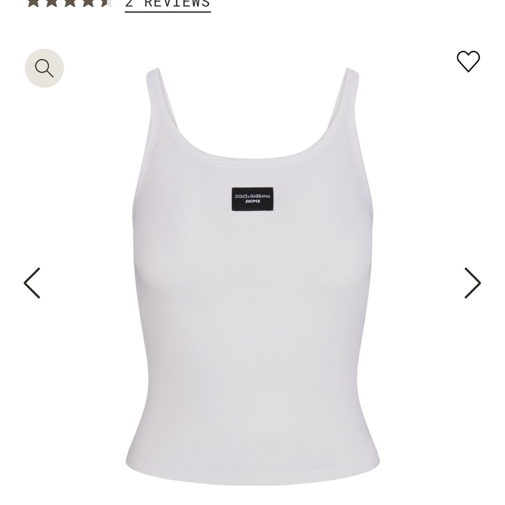 Skims x dolce & gabbana ribbed tank